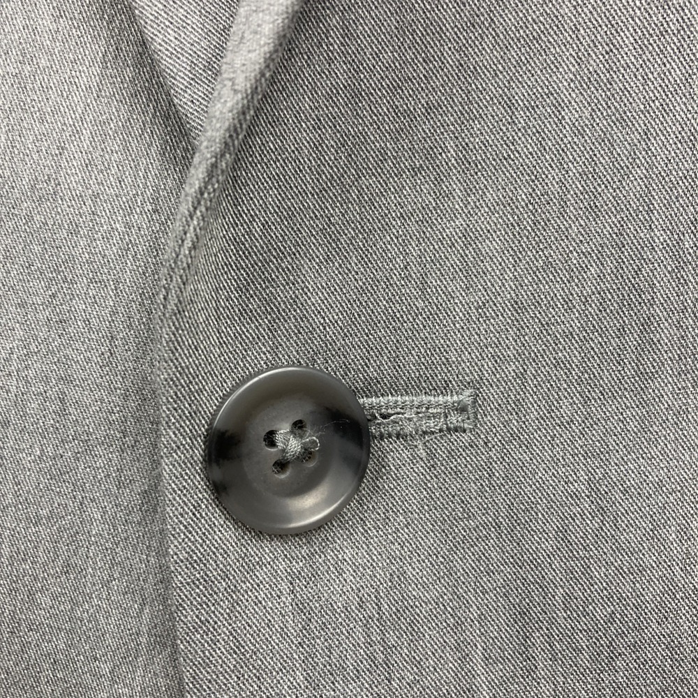 Kenneth‎ Cole Mens Suit Jacket Blazer 44S Light Grey Solid Stretch F01042 - Picture 6 of 14